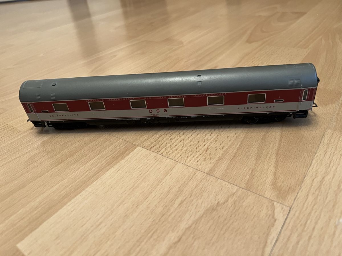 Fleischmann Modellini di ferrovie: Fleischmann Schlafwagen DSG – Usato da Gisikon venduto da ram_78bx