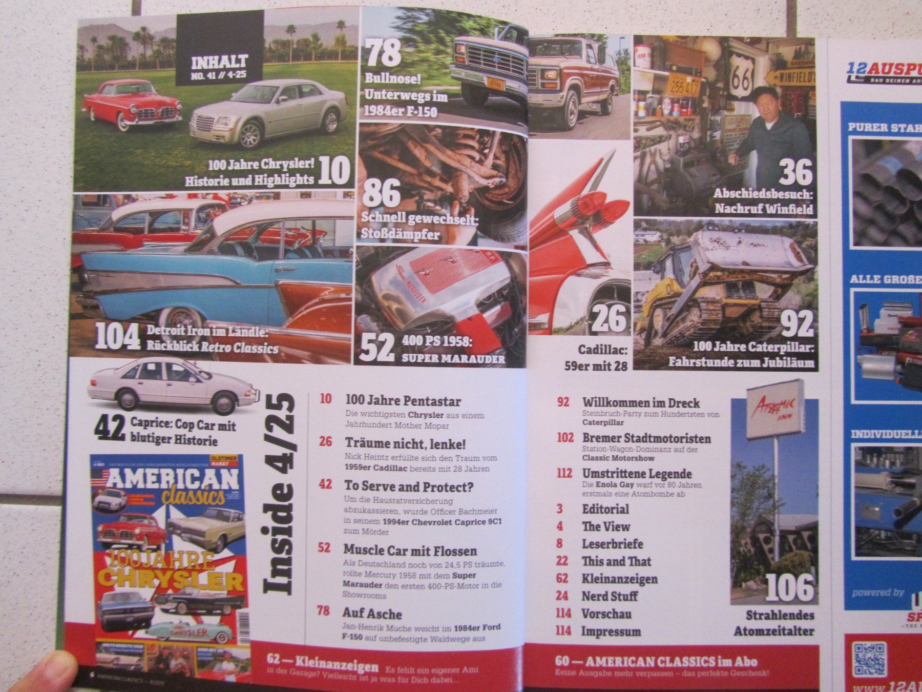 Riviste & Magazine: American Classics, Heft Nr. 4 / 2025 – Usato da Weiningen ZH venduto da dietsch57 1