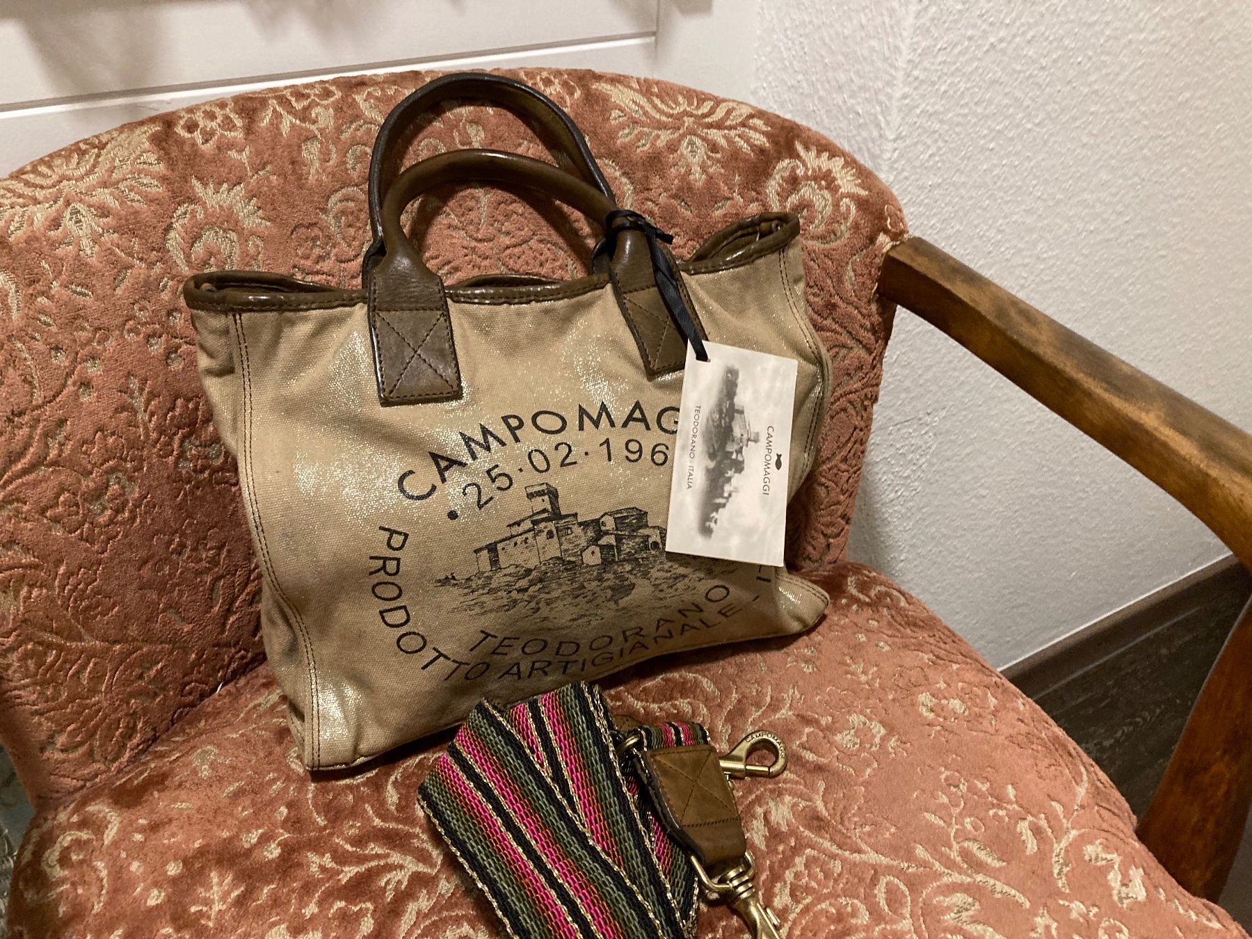 Borse da donna: Campomaggi Tasche Textil mit Leder - wunderschön! – Nuovo (secondo la descrizione) da Bottmingen venduto da Laternenlicht 1