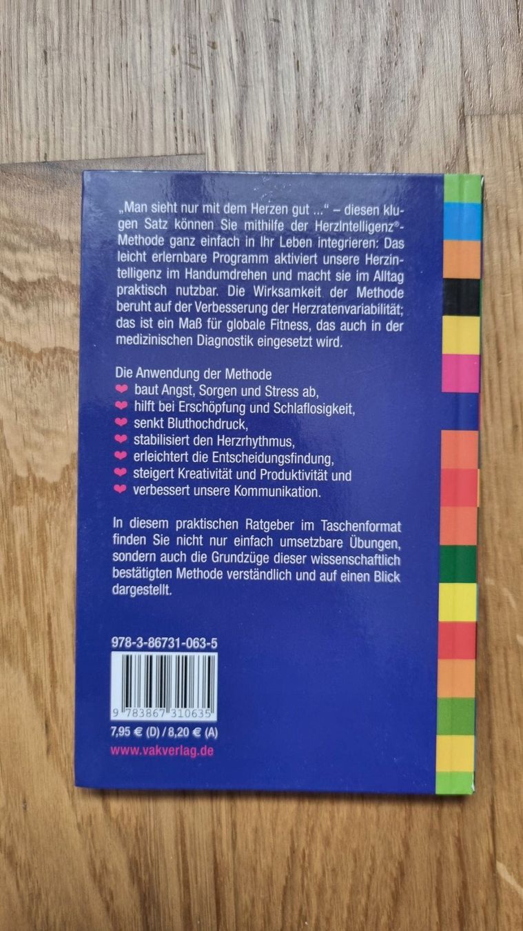 Livres: Herzintelligenz kompakt; Dr. S. Marx – D'occasion à Belp par MaSu39 1