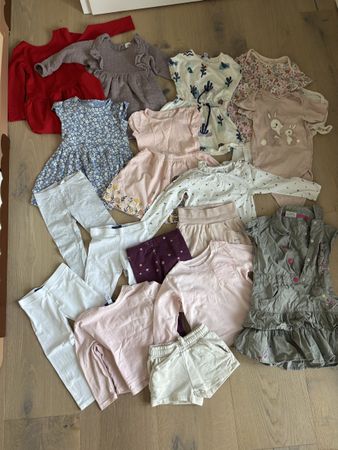 Girls Clothing Set Assorted Items Various Sizes Used