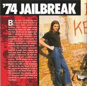CD: AC/DC - '74 Jailbreak - CD Digipack – Usato da Forel FR venduto da SPillonel98 5