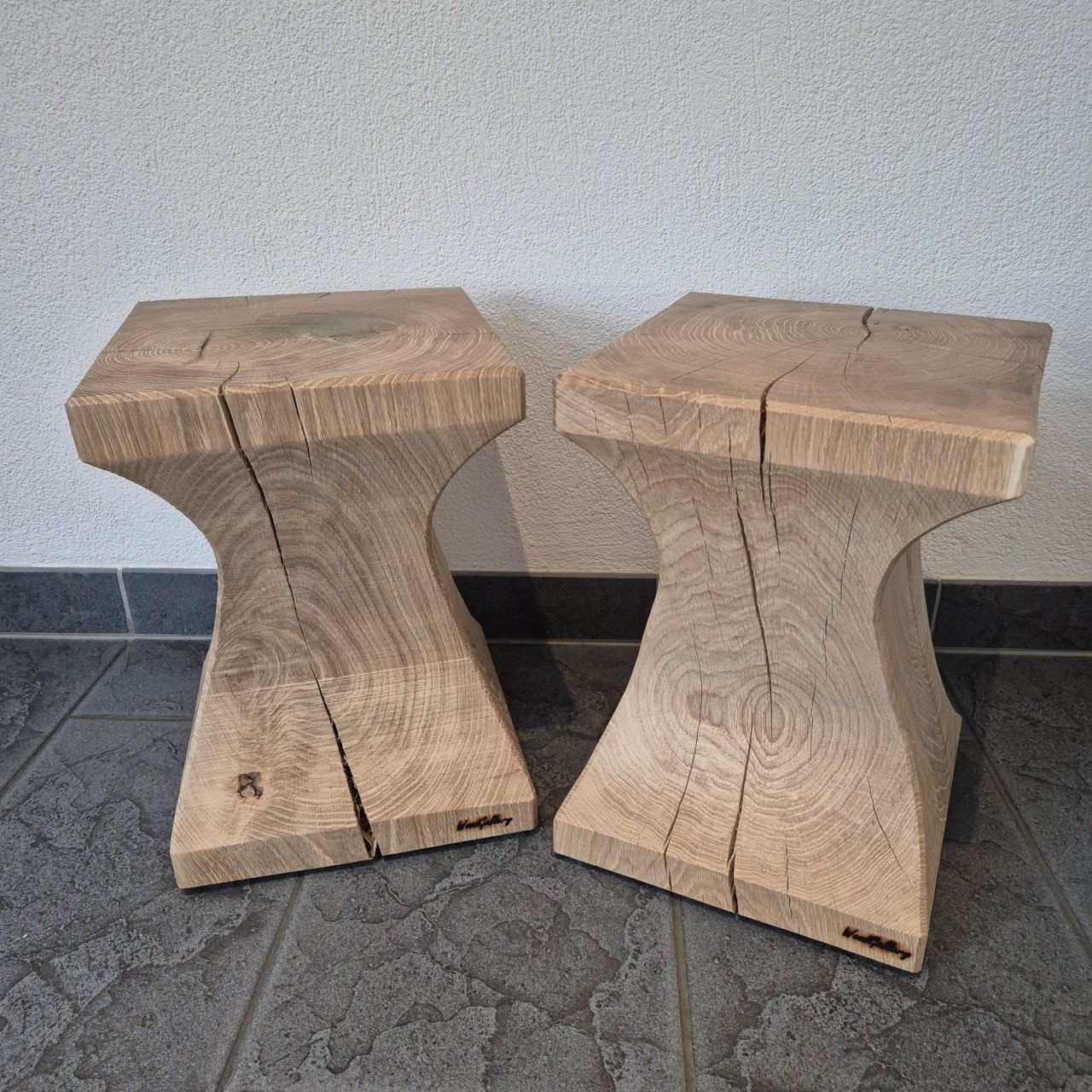 Sgabelli: Sitz-Hocker Eiche gewölbt – Nuovo (secondo la descrizione) da Ottenbach venduto da WoodGallery