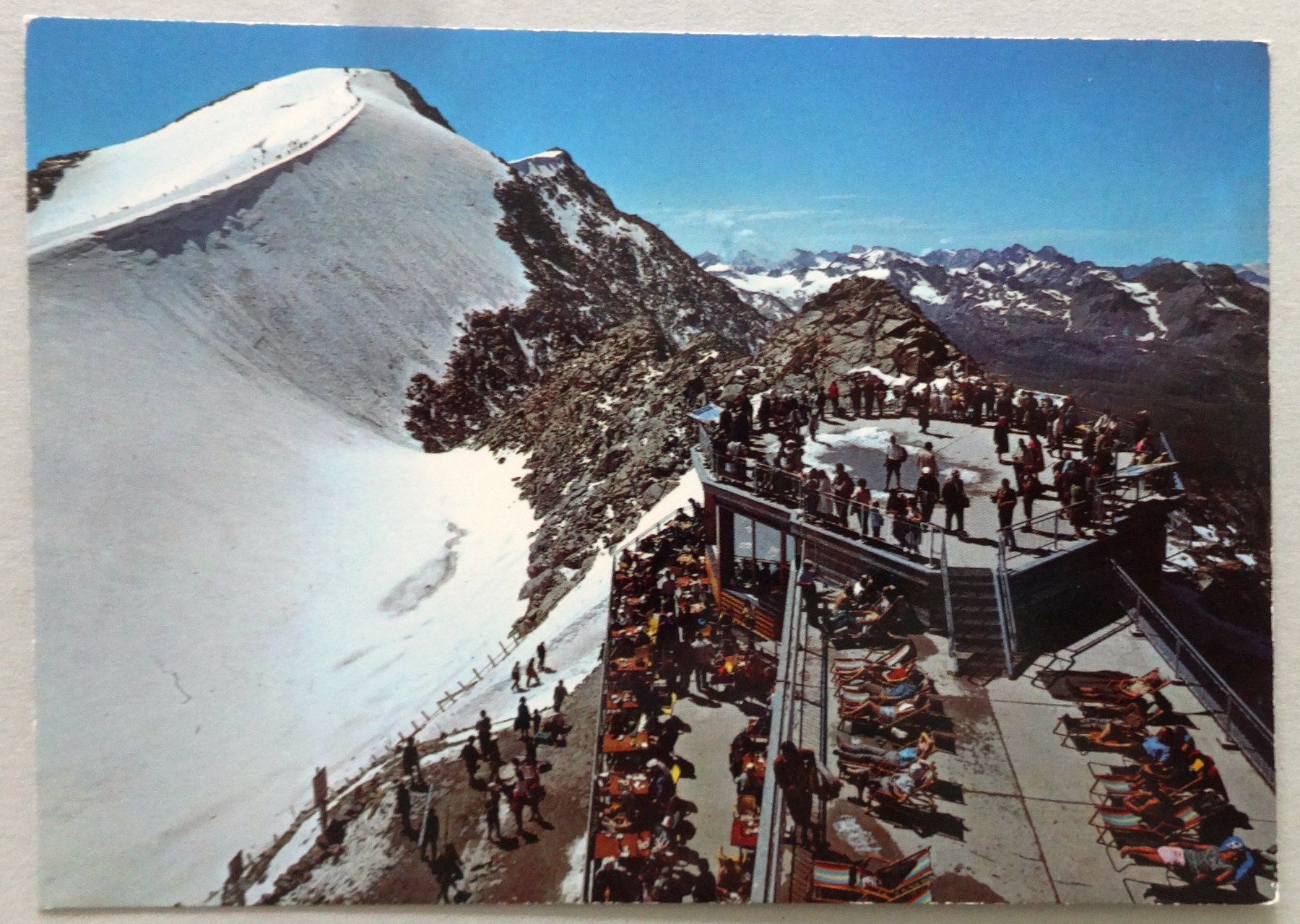 Cartoline postali: Endstation der Corvatsch-Luftseilbahn – Usato da Fétigny venduto da Billy2miny