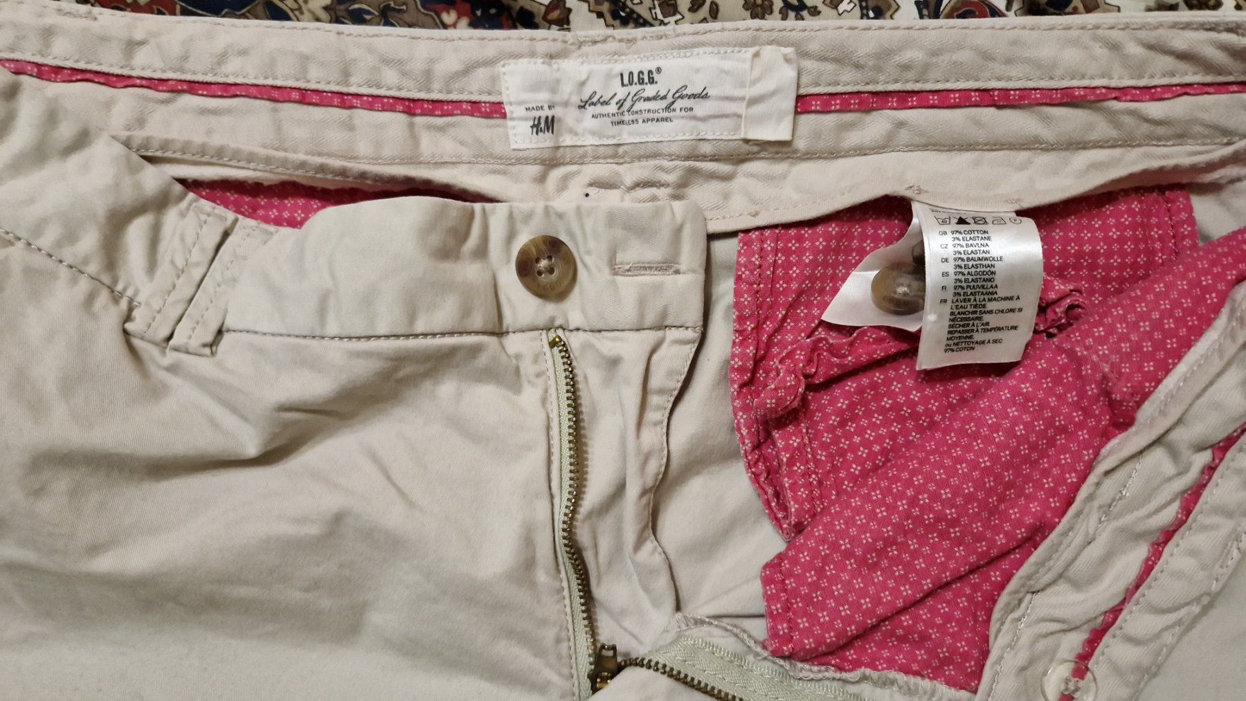 H&M Pantaloni: Beige Chino-Hosen – Nuovo (secondo la descrizione) da Oberengstringen venduto da Sheera7 2