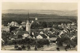 Bülach  ZH      mit Bahnstempel      um 1930