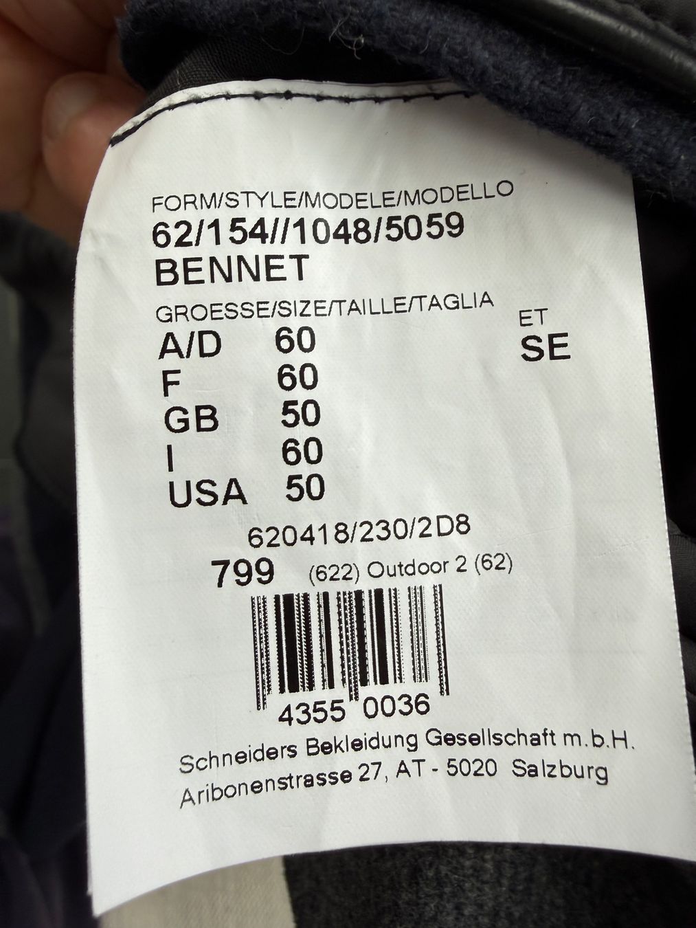 Cappotti: MANTEL LA GRIFFE AUSONI FARBE GRAU – Usato da neerach venduto da Ywonder 1