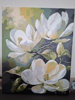 Bild, Acryl Lotusblumen,  40x50 cm, selbst gemalt