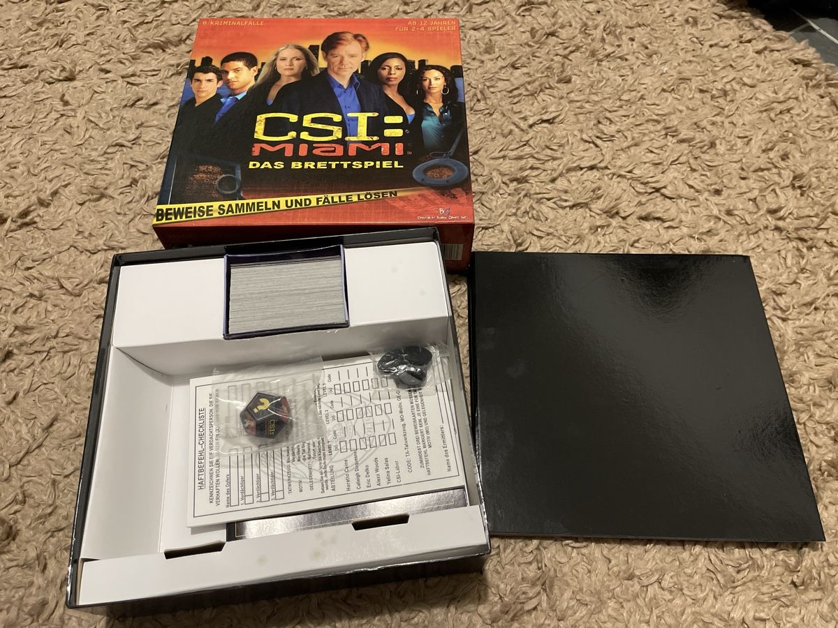 Giochi: CSI Miami Brettspiel 8 Kriminalfälle – Nuovo (secondo la descrizione) da Unterkulm venduto da AnoliOccasion 2