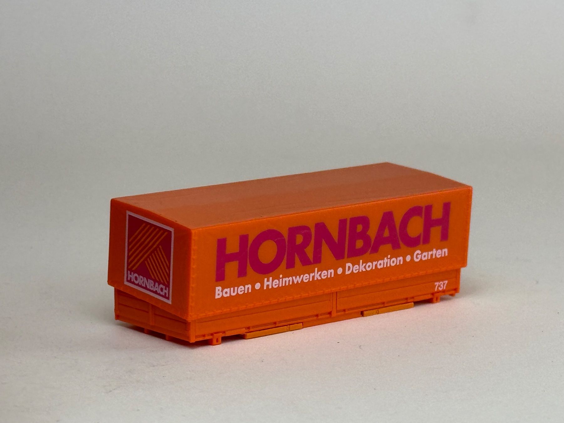 Roco Modellini di ferrovie: HR- Roco Wechselpritsche Hornbach – Usato da Elm venduto da Wikmtz 1