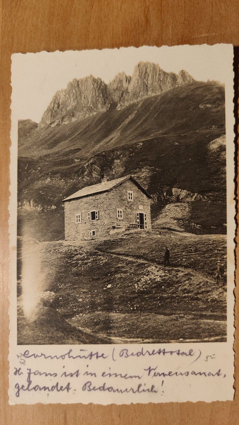 Cartoline postali: Corno Gris Hütte um 1930 – Usato da St. Erhard venduto da Chaeferli6