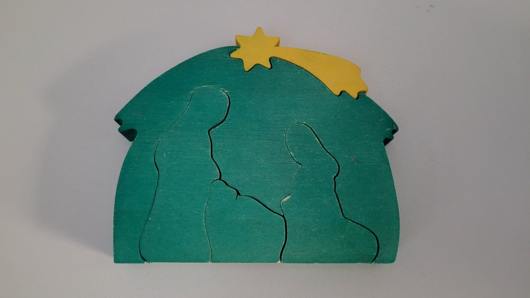 Tutte le decorazioni: Süsse Holz - Krippe Puzzle Handarbeit – Usato da Zofingen venduto da Loop_ReSale 2