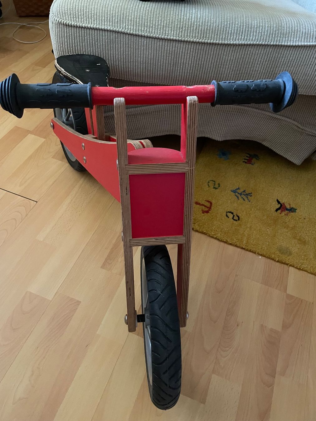 Veicoli per bambini: Draisienne en bois BambinoBike rouge – Usato da Longirod venduto da vin_hn9m 1