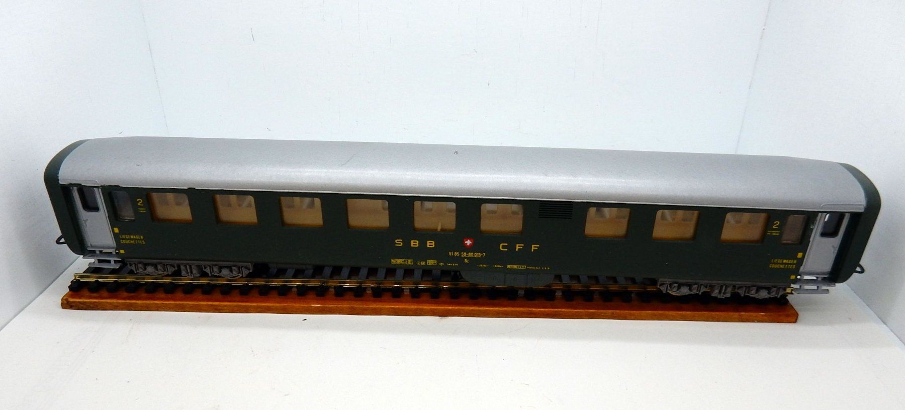 Lima Modellini di ferrovie: HO - CFF/SBB/FFS - Voiture UIC  "Couchettes" – Usato da Locarno venduto da Gudrun2 4