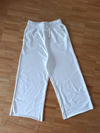 Damen oversized Capri Hose, Gr S