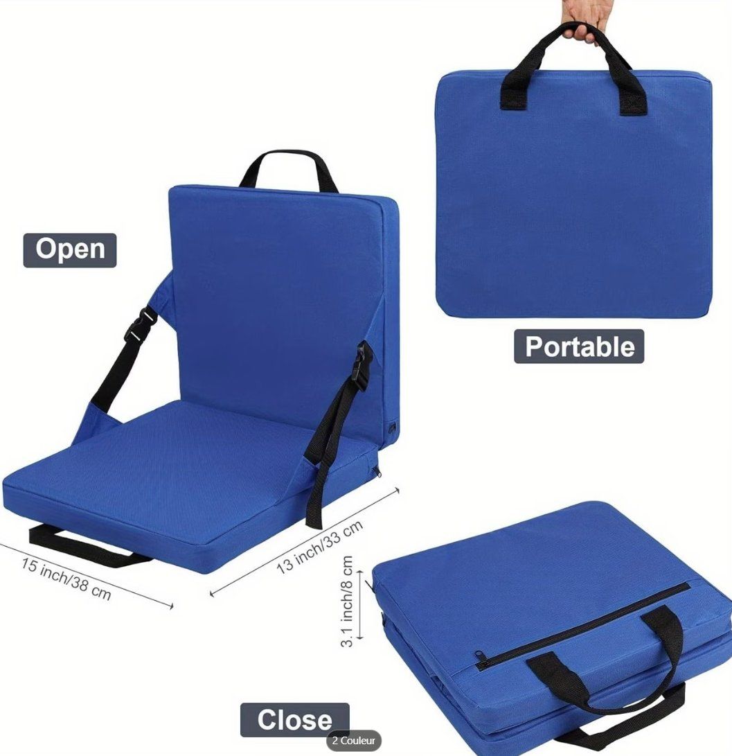 Kissen: Coussin pliant portable noir – Neu und originalverpackt aus Biel/Bienne von clohub 4