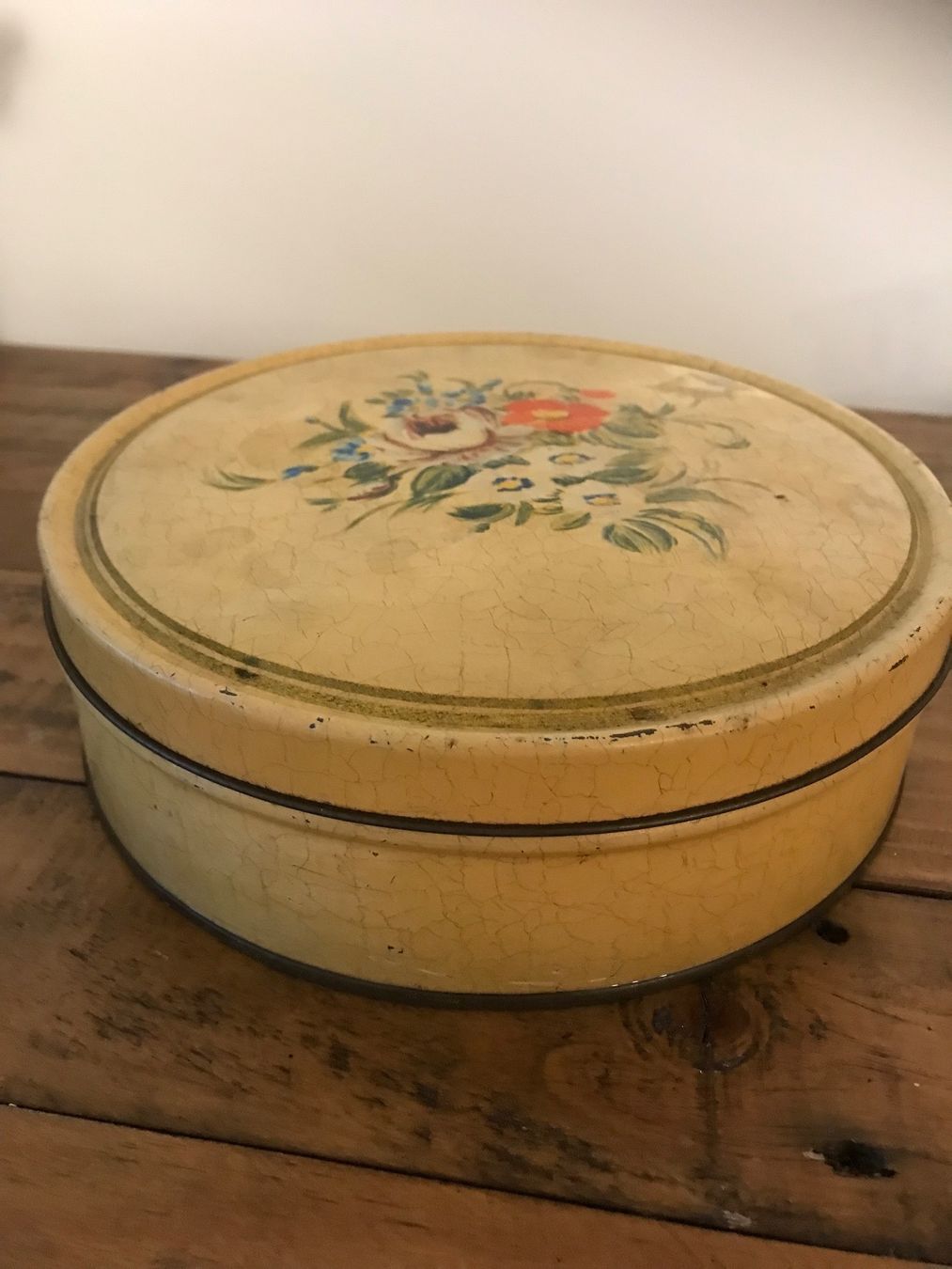 Barattoli: Alte Blechdose Blumenmotiv – Usato da Rapperswil SG venduto da cosiba01 1