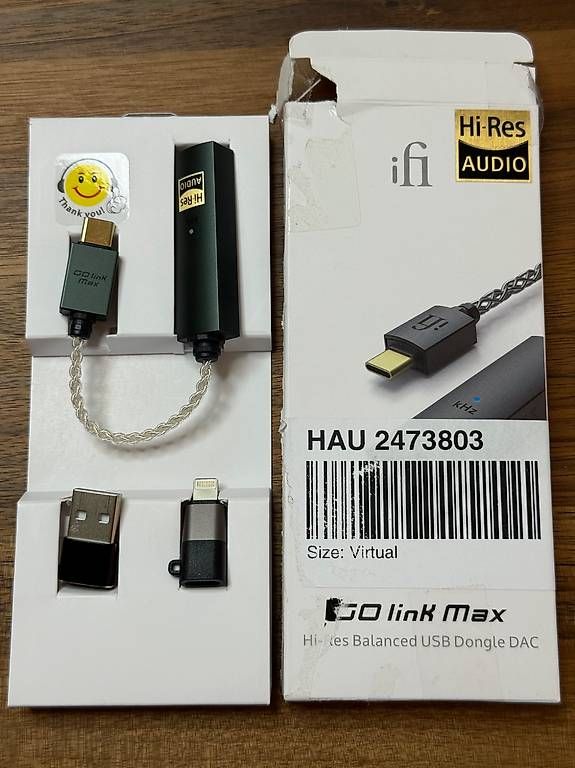 Unità & Adattatore: iFi Audio Go link Max – Usato da Glattpark(Opfikon) venduto da Prozac68