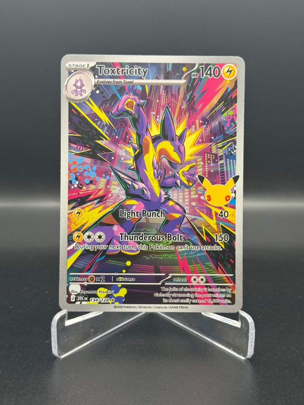 Pokémon Sammelbilder & Trading cards: Toxtricity (30C 134) – Gebraucht aus Birmensdorf ZH von SnorlaxMail