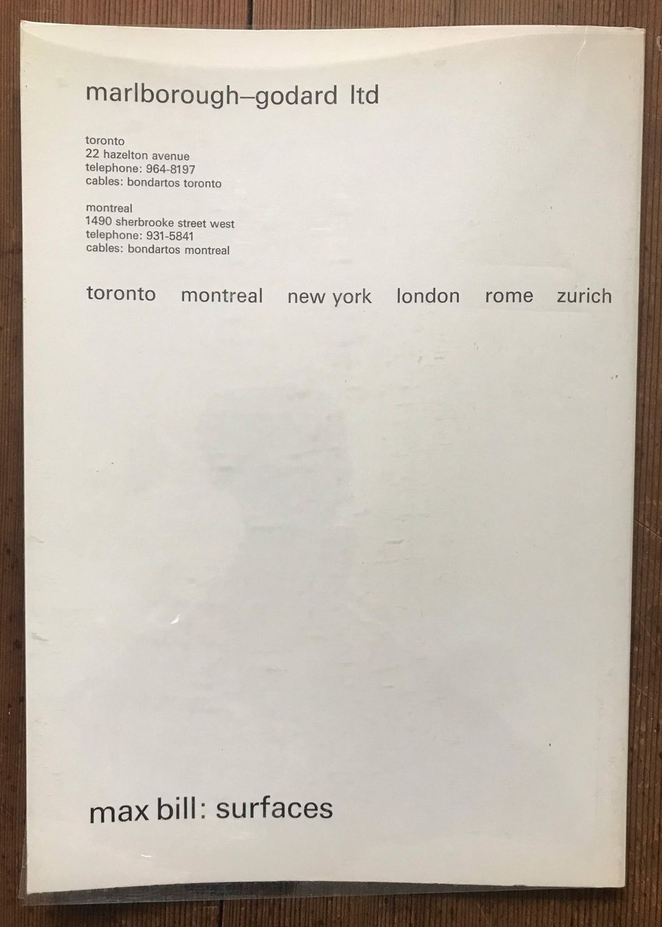 Libri: Max Bill Zürich 1973 Katalog 1972 – Usato da Lützelflüh-Goldb venduto da fluidum 8