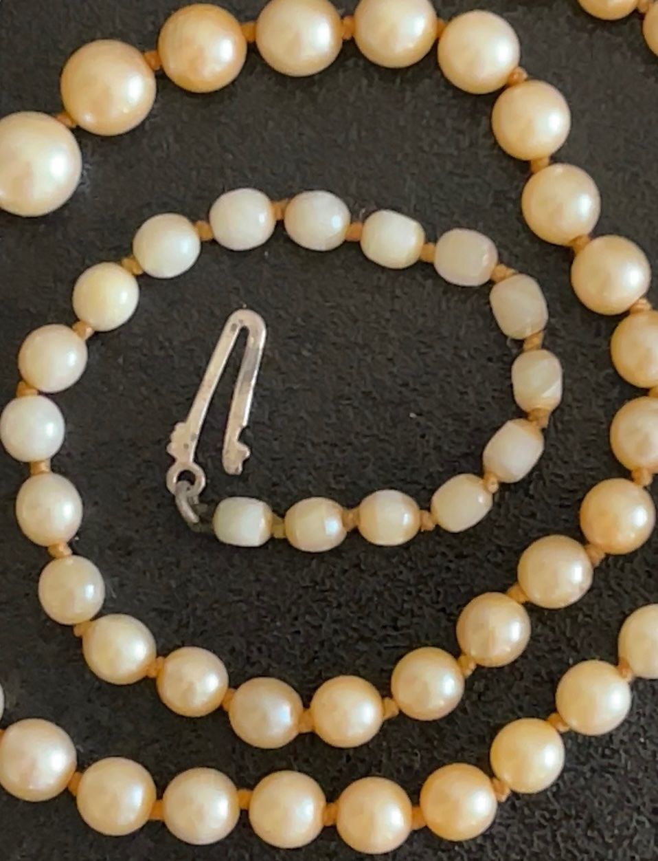 Ketten: Collier de perles et fermoir en argent – Gebraucht aus Pully von piben 3