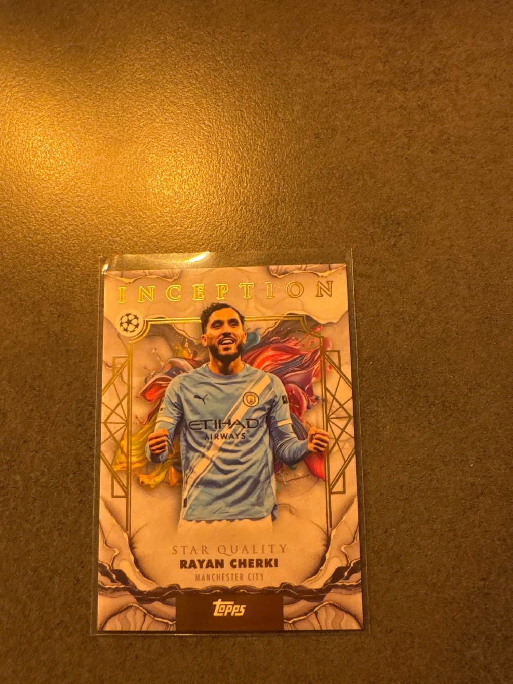 Topps Carte collezionabili: Topps Inception Rayan Cherki – Nuovo (secondo la descrizione) da Winterthur venduto da Fischinho