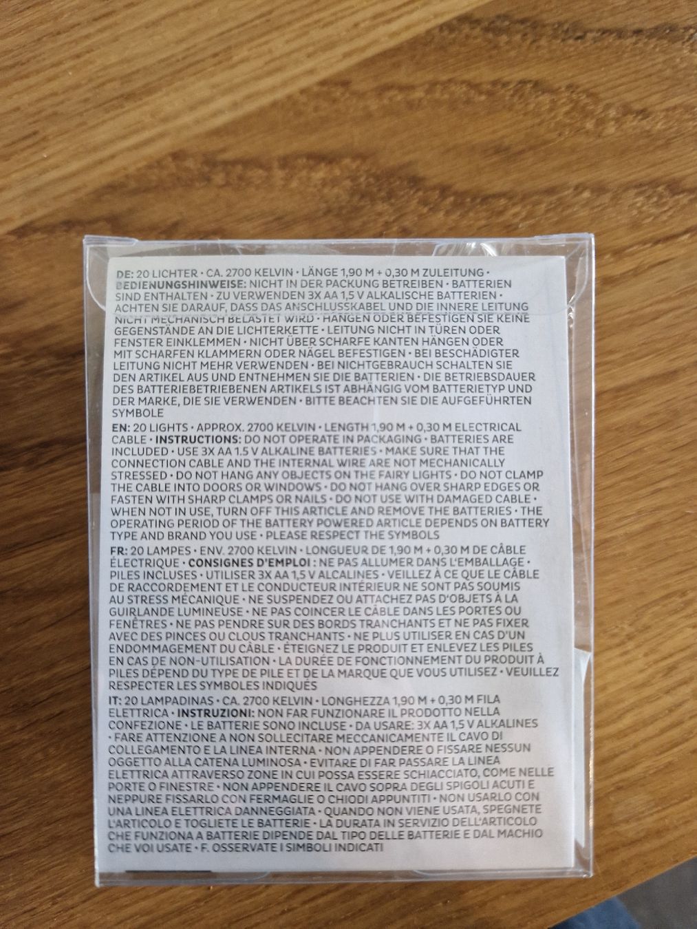 Ghirlande e barre luminose: Depot Lichterkette – Nuovo e nell'imballaggio originale da Frauenkappelen venduto da sarahgygax_ 2