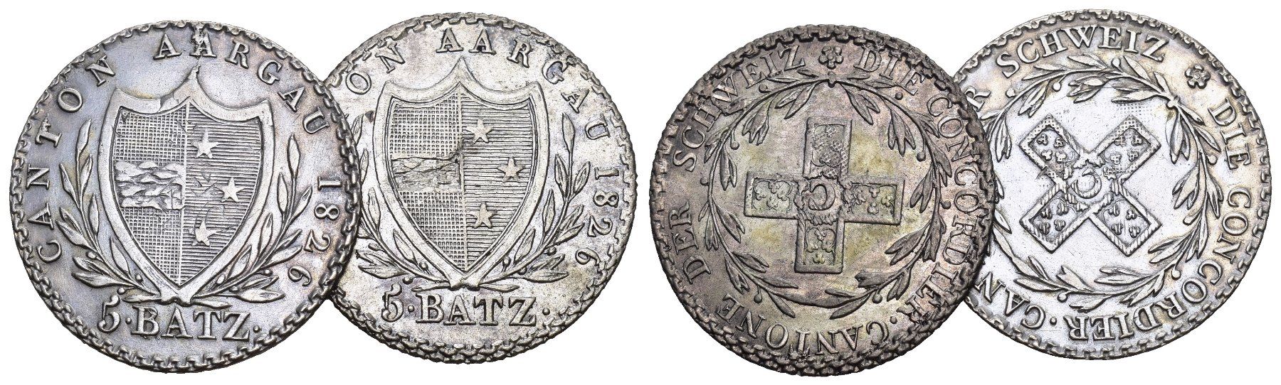 Tutti le monete: Aargau 1826 – Usato da Bern venduto da numismatictops