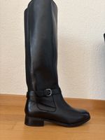 Clarks Damenstiefel Gr. 38 XW (Extra Wide) – Neu – Schwarz