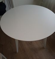 Tisch Rund Holz weiss