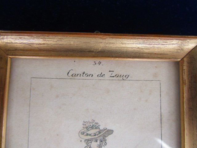 Dipinti: Junger Bauer von Buonas - Canton Zuog – Usato da Luzern venduto da Horoskop1 1