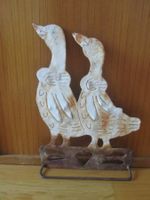 Dekoratives Entenpaar, Vintage Look, Shabby Chic, Garten