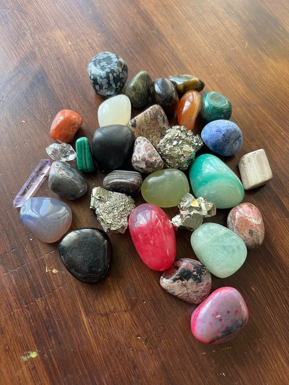 Edelstein Sammlung, 30 Steine (Gebraucht) in Baden für CHF 20 – mit ...