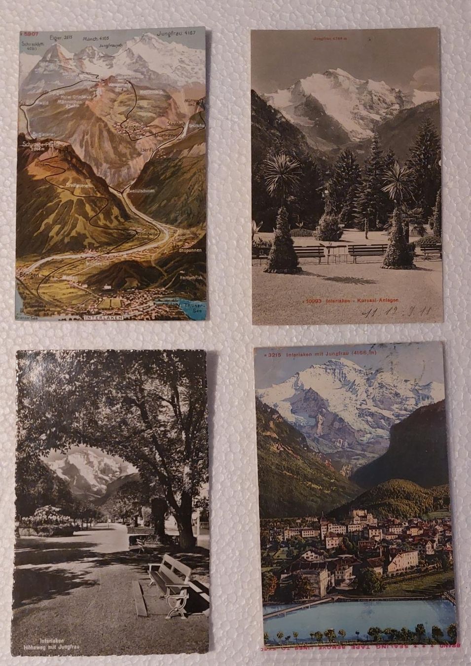 Cartoline postali: INTERLAKEN - Lot de 18 cartes – Usato da Delémont venduto da Domdom1 1