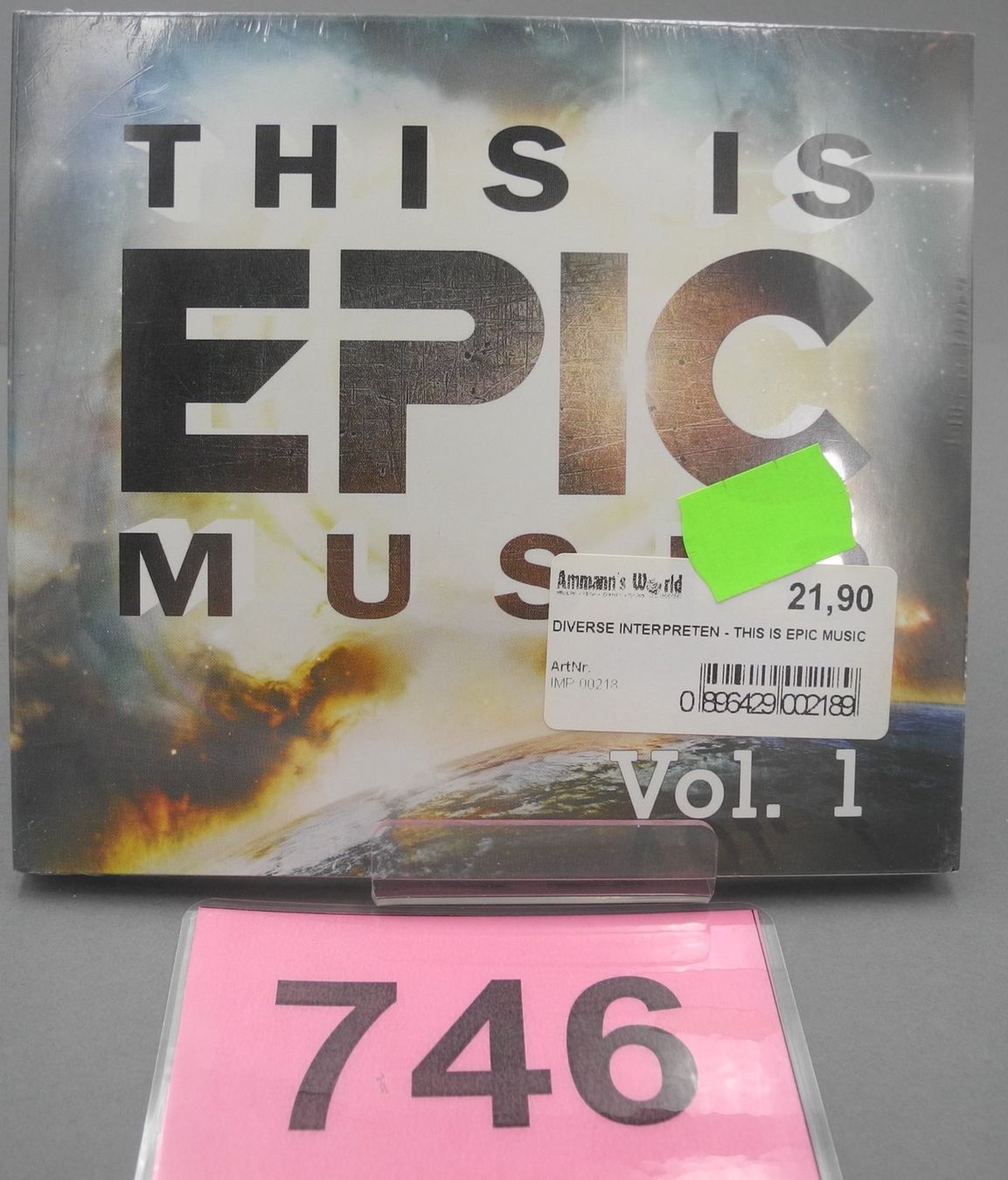 CD: CD This is Epic Music Vol. 1, Nr. 746 – Nuovo e nell'imballaggio originale da Kottwil venduto da Crazyrolf