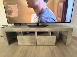 Lowboard Betonoptik 2 Schubladen 4 Fächer gut erhalten