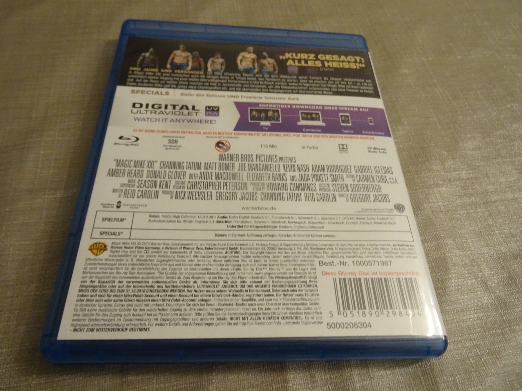 Tutti i DVDs: Magic Mike XXL - Blu-ray – Usato da Olten venduto da Disc-Verkauf 2