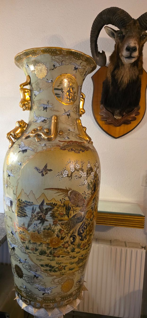 Vasi & Recipienti: Faszinierend Grosse Satsuma Vase/ Bodenvase – Usato da Kaufdorf venduto da Nati-Nati 7