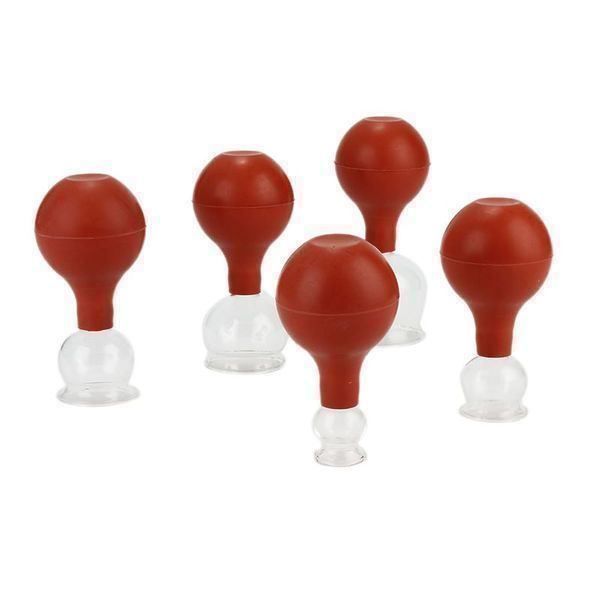 Dispositivi per massaggi: 5x Schröpfgläser Vakuum Schröpfen Cup – Nuovo (secondo la descrizione) da Thun venduto da thunshop 3