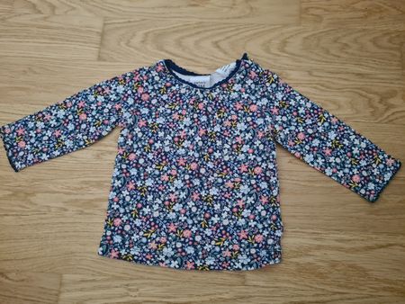 Langarmshirt Carter's Blumenmuster Grösse 12M 