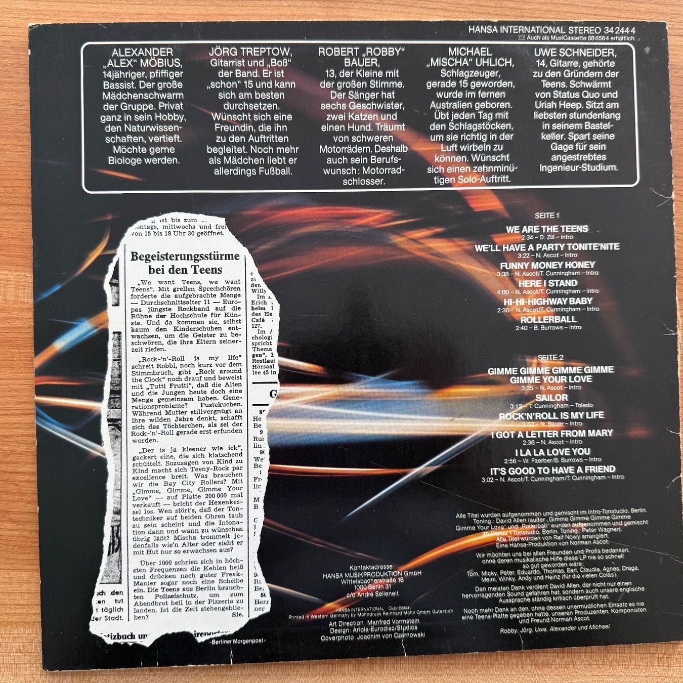 Dischi in vinile: THE TEENS - THE TEENS – Usato da Zürich venduto da fehlton 1