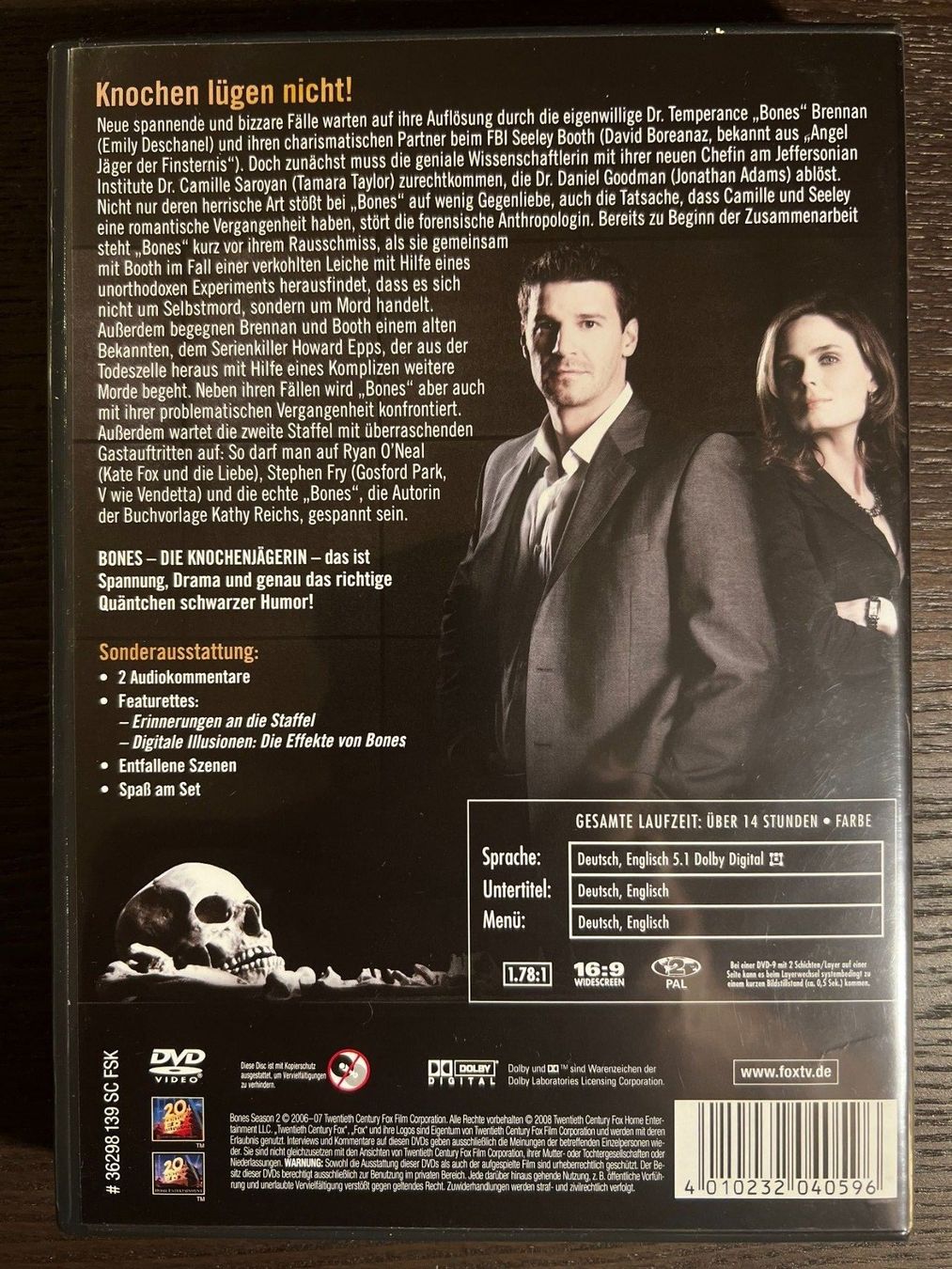 Alle DVDs: Bones Season Two – Gebraucht aus Zürich von FilmFreunde 1