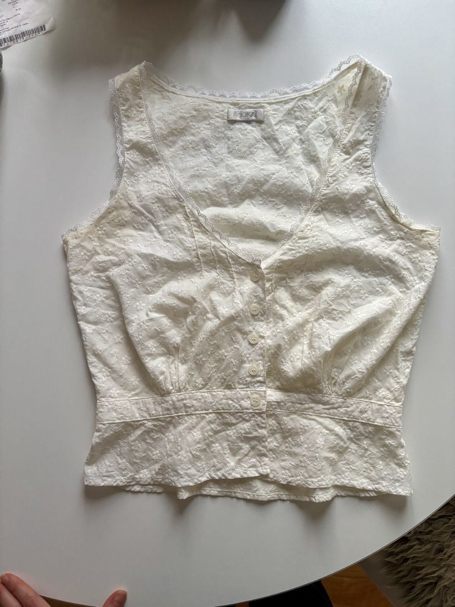 Kookai Top: Ärmellose Bluse Kookai – Usato da St. Gallen venduto da maryloewe 1