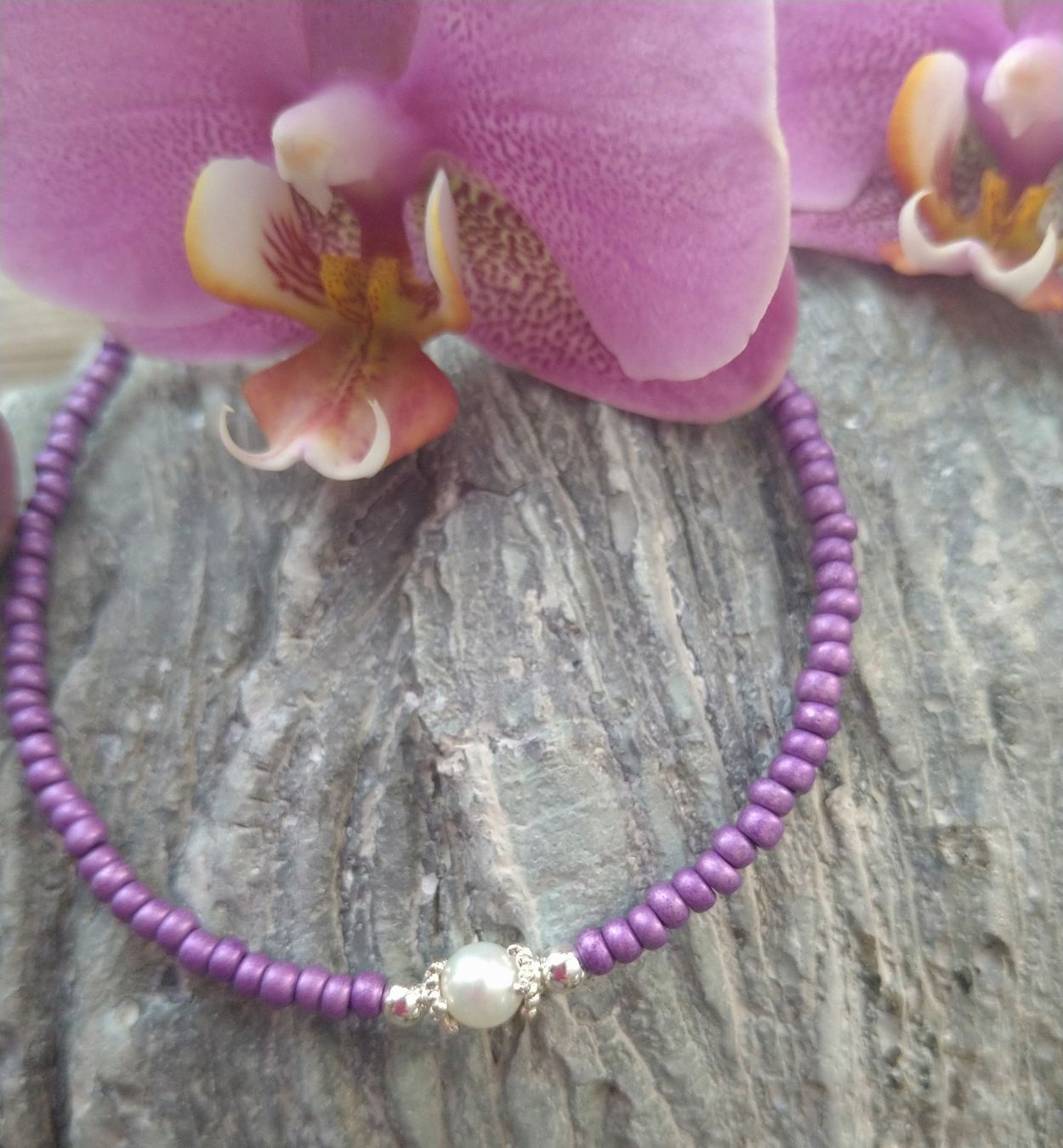 Bracciali & Braccialetti: Zartes Armketteli mit Süsswasserperle – Nuovo e nell'imballaggio originale da Steinmaur venduto da Cinderella309
