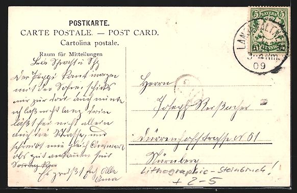 Cartoline postali: Langenaltheim, Lithographie-Steinbrüche – Usato da Berlin venduto da bartko-reher 1