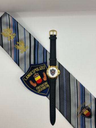 Neue ungetragene Armbanduhr Landespolizei Liechtenstein