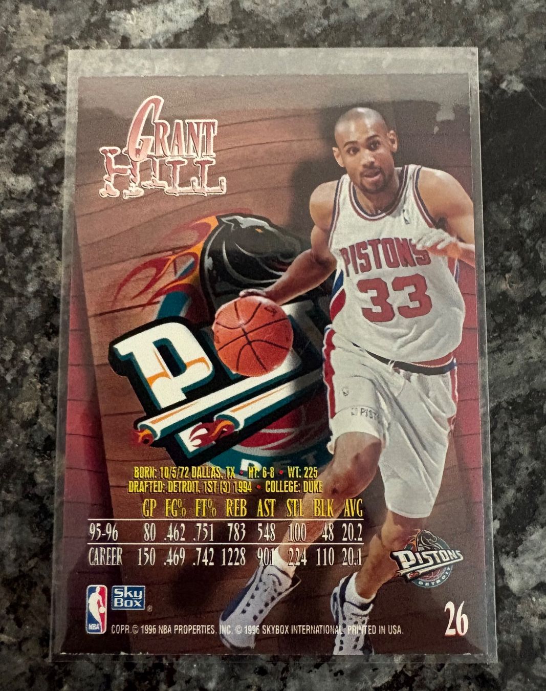 Nba Carte collezionabili: NBA Grant Hill Z Force 96/97 Card – Nuovo (secondo la descrizione) da Muttenz venduto da joba23 1