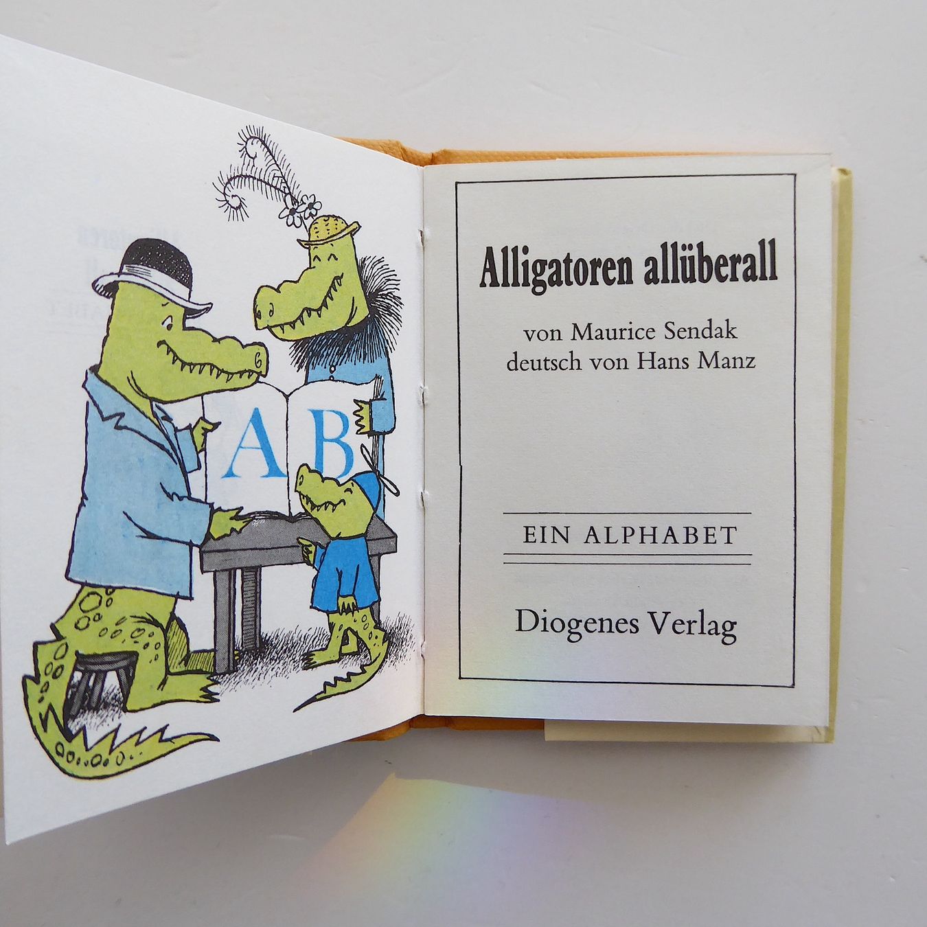 Libri: Alligatoren allüberall - Maurice Sendak – Usato da Basel venduto da Kunterbunt12 2