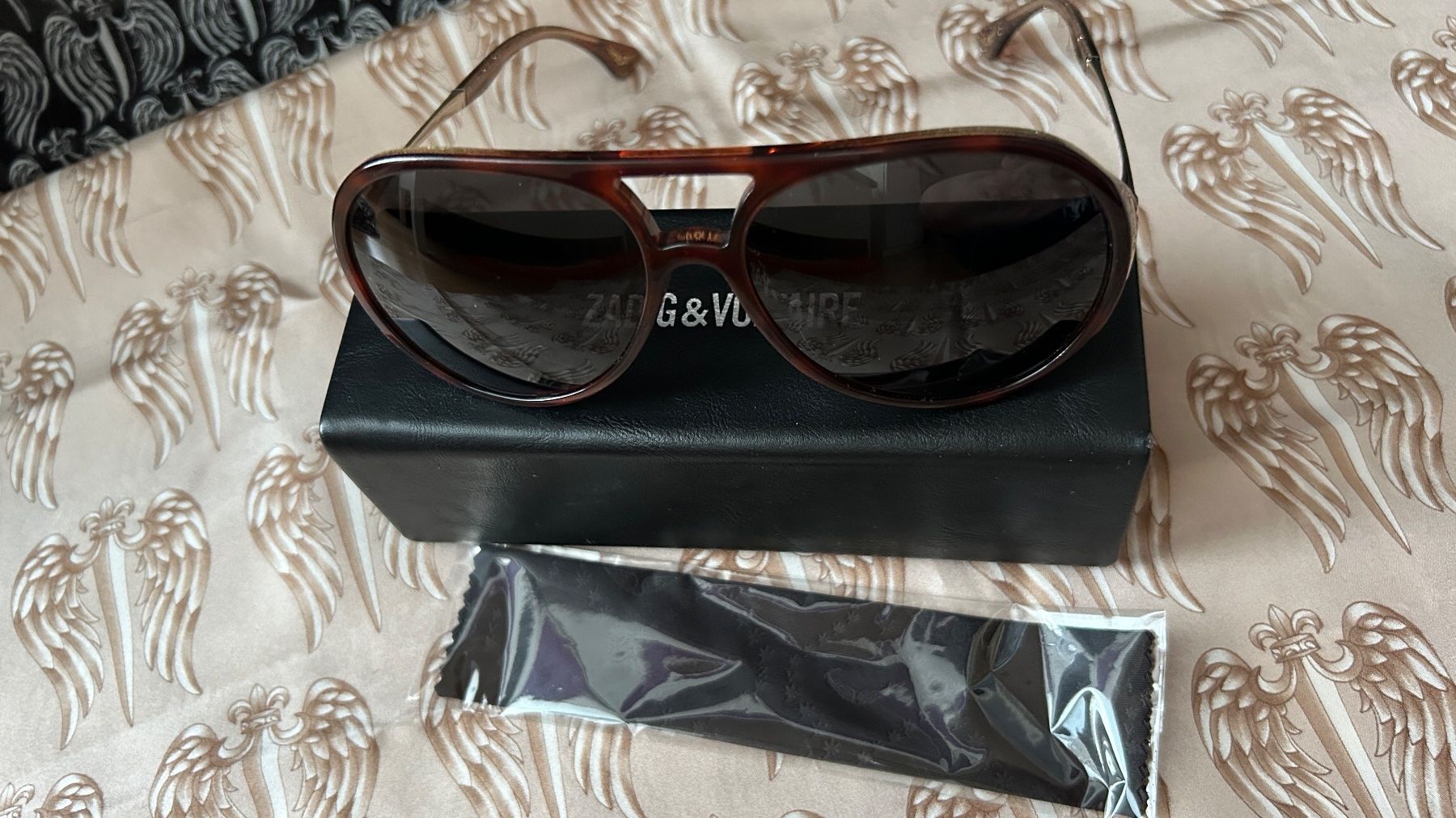 Occhiali & Lenti: Zadig & Voltaire Sonnenbrille gold glitter – Nuovo e nell'imballaggio originale da Schaan venduto da MivrSh 7