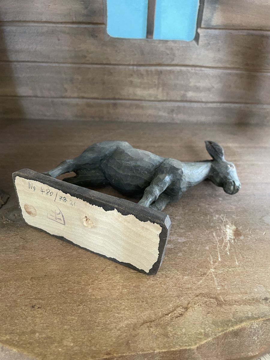 Statuette: Esel stehend E.Thomann Brienz – Usato da Flawil venduto da Naphtali 2